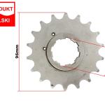 Lánckerék első JUNAK - 530 18 fogas