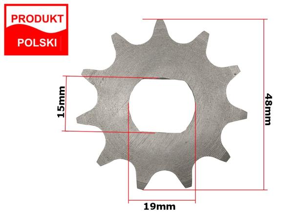 Lánckerék első Simson S51 - 420 11 fogas