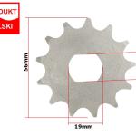 Lánckerék első Simson S51 - 420 13 fogas