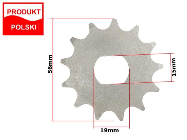 Lánckerék első Simson S51 - 420 13 fogas