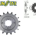Lánckerék első SUNSTAR SUNF418 (525 - 17 fogas)