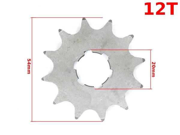 Lánckerék első WSK 125 - 428 12 fogas