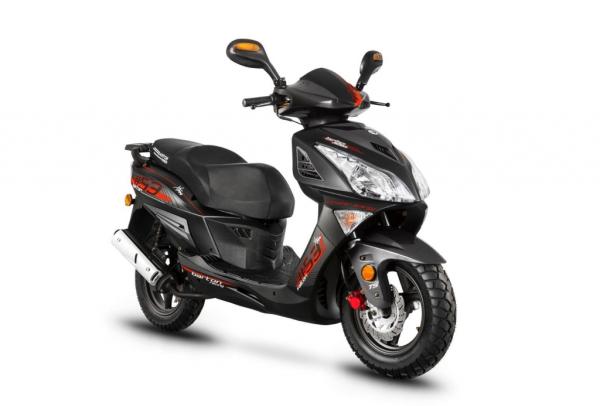 BARTON FALCON 4T 50ccm robogó (ÚJ) - Fekete-piros