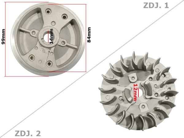 Gyújtás forgórész (lendkerék) Pocket Bike