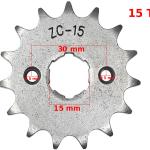 Lánckerék első 428 15T 17mm - MR