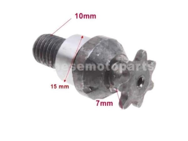 Lánckerék első 6 fogas 10mm Pocket Bike - Quad alkatrész