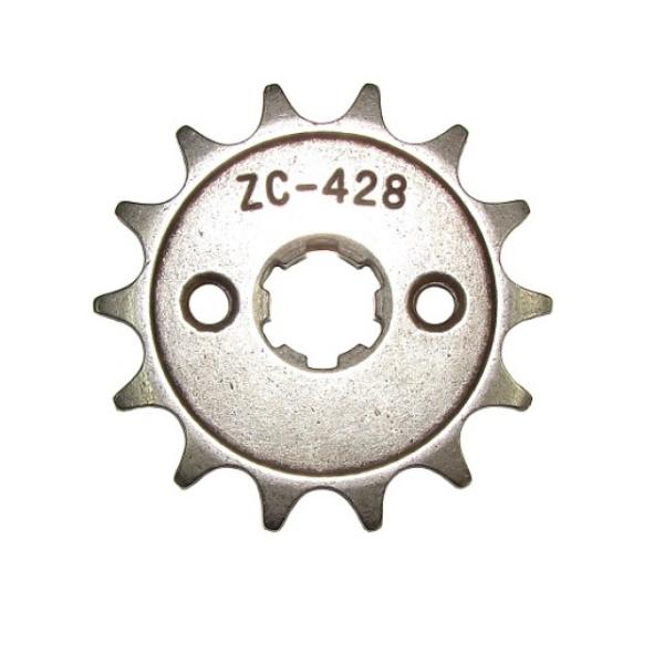 Lánckerék első 428 14T 17mm-es tengelyre - POWER FORCE