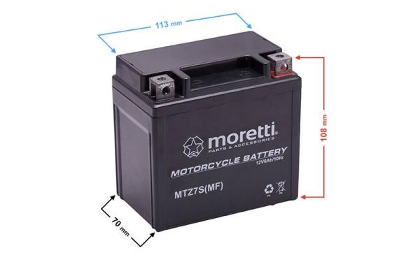 Akkumulátor 12V 6AH Zselés, AGM (MTZ7S)