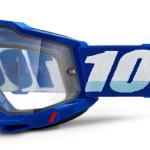 100% - Accuri 2 USA Kék Enduro Szemüveg - Átlátszó plexivel