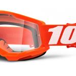 100% - Strata 2 USA Szemüveg - Narancssárga - Átlátszó plexivel
