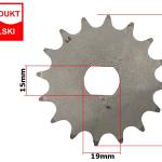 Lánckerék első Simson S51 - 420 16 fogas