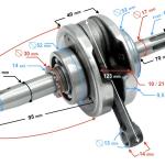 Főtengely ATV / QUAD / Dirt Bike 110-125ccm - Inparts