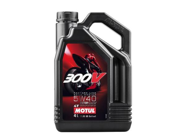 Motul 300V Factory Line Road Racing 5W40 4T motorkerékpár olaj (4L)