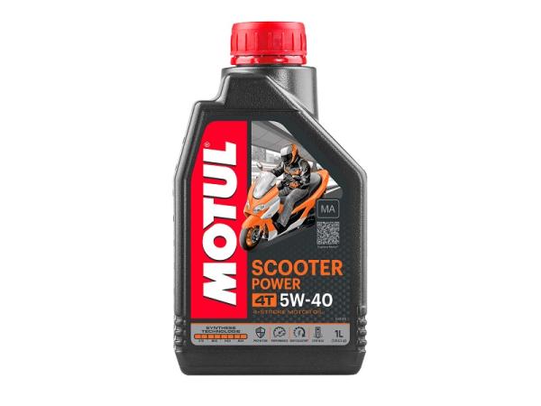 Motul Scooter Power MA 5W40 4T motorkerékpár olaj (1L)