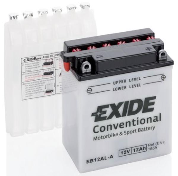 Akkumulátor EXIDE 12V 12AH (savas) (YB12AL-A, EB12AL-A)