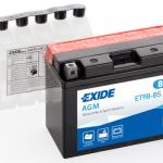 Akkumulátor EXIDE 12V 8AH (zselés) (YT9B-BS, ET9B-BS)