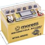 Akkumulátor 12V 4AH Zselés, AGM (MTX4L-BS) - Moretti