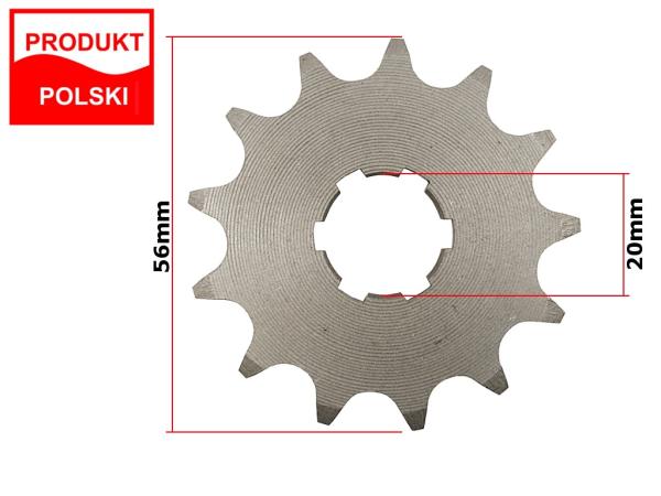 Első lánckerék 415 13T, 20mm-es tengelyre Jawa 50