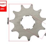 Első lánckerék 428 11T, 20mm-es tengelyre WSK 125 (Made in Poland)