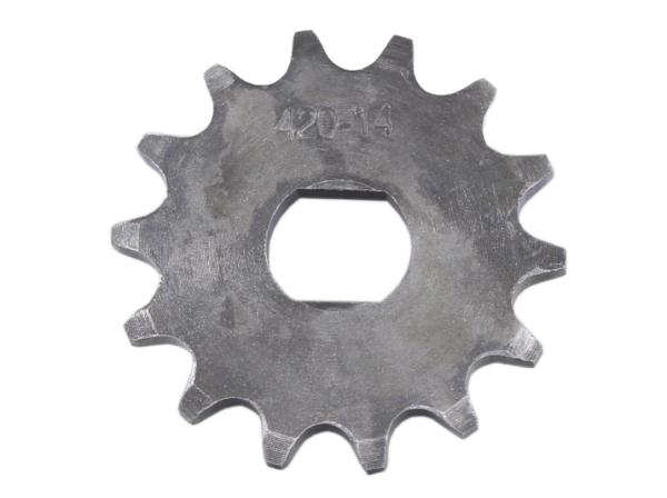 Első lánckerék 420 14T, 19mm-es tengelyre Simson S51 / SR50 / KR51 (TWN)