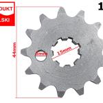 Első lánckerék 13T 15mm-es tengelyre SHL (Made in Poland)