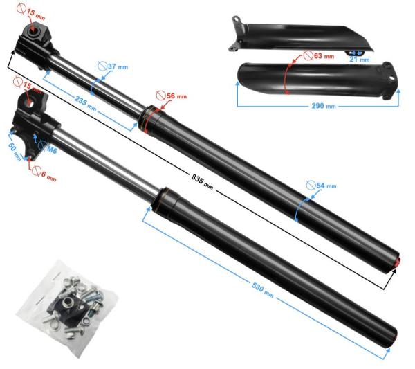 Első teleszkóp szett 835mm Barton NXT250 (2021) - Moretti
