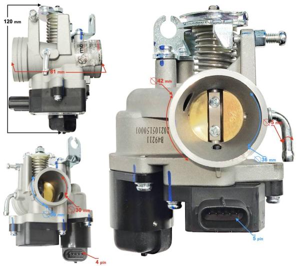 Fojtószelep Barton Hyper 125 E5 - Moretti