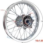 Hátsó felni 16" Barton NXT 250 - Moretti