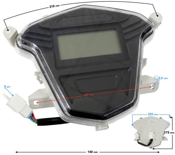 Műszerfal Barton E-Max - Moretti