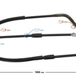 Kuplung bowden 100cm Barton FR - Moretti