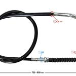 Kuplung bowden 95cm Barton Blade R - Moretti