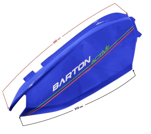 Jobb hátsó burkolat (kék) Barton Active E5 - Moretti
