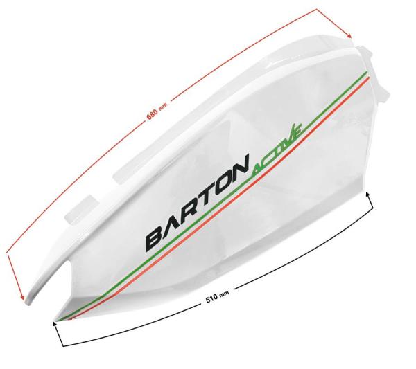 Jobb hátsó burkolat (fehér) Barton Active E5 - Moretti