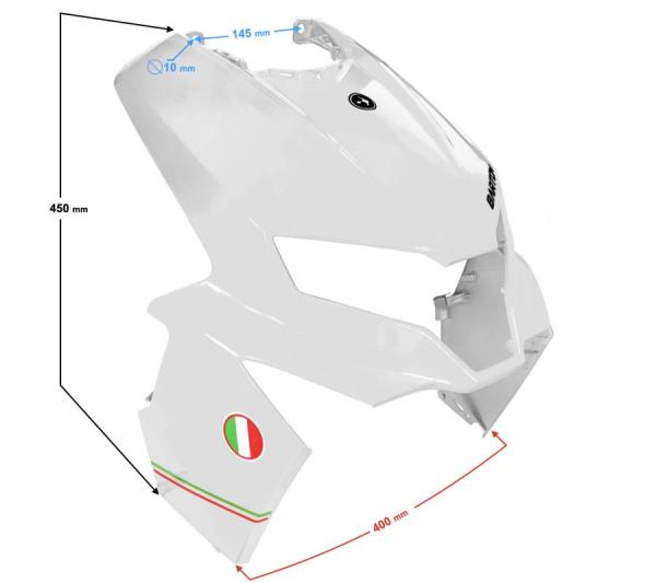 Fejidom (fehér) Barton Active E5 - Moretti