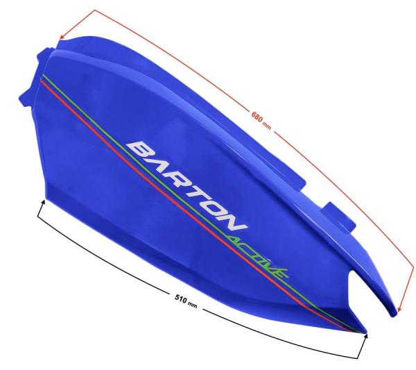Bal hátsó burkolat (kék) Barton Active E5 - Moretti