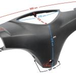 Műszerfal burkolat (fekete) Barton Scalpel - Moretti