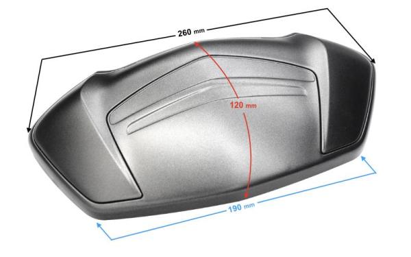 Háttámla burkolat (szürke) Barton E-Max - Moretti
