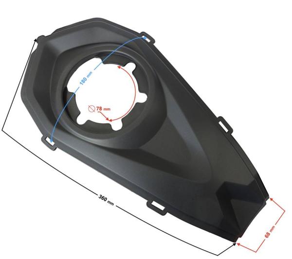 Benzintank első burkolat Barton Blade R - Moretti