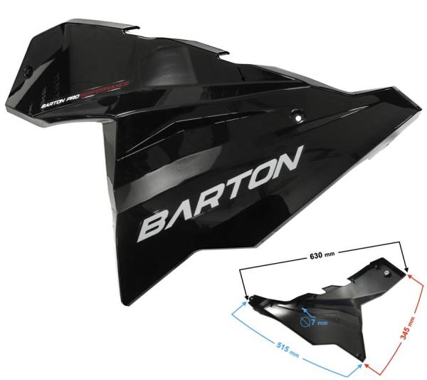 Jobb hátsó burkolat (fekete-piros) Barton Blade R - Moretti