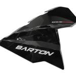 Bal hátsó burkolat (fekete-piros) Barton Blade R - Moretti
