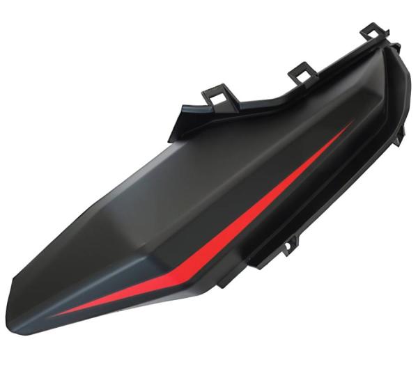 Benzintank burkolat bal (fekete-piros) Barton Blade R - Moretti