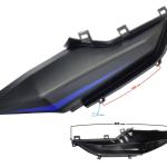 Benzintank burkolat bal (fekete-kék) Barton Blade R - Moretti