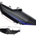 Benzintank burkolat jobb (fekete-kék) Barton Blade R - Moretti