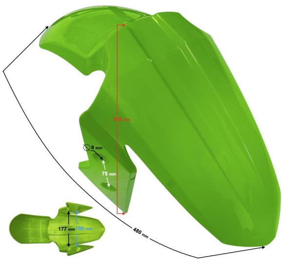 Sárvédő (zöld) Barton Blade R - Moretti
