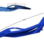 Ülés alatti burkolat jobb hátsó (kék) Barton Blade R - Moretti