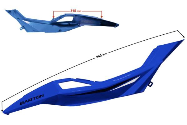 Ülés alatti burkolat jobb hátsó (kék) Barton Blade R - Moretti