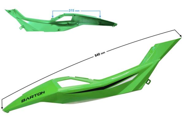 Ülés alatti burkolat jobb hátsó (zöld) Barton Blade R - Moretti