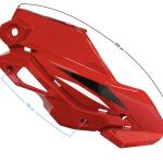 Lámpa burkolat felső jobb (piros) Barton GT 125 - Moretti
