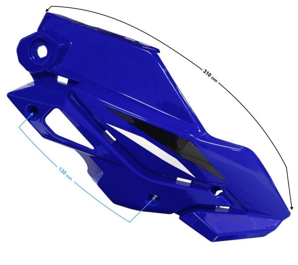 Lámpa burkolat felső jobb (kék) Barton GT 125 - Moretti