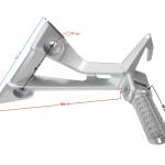 Bal hátsó lábtartó Barton Blade R - Moretti